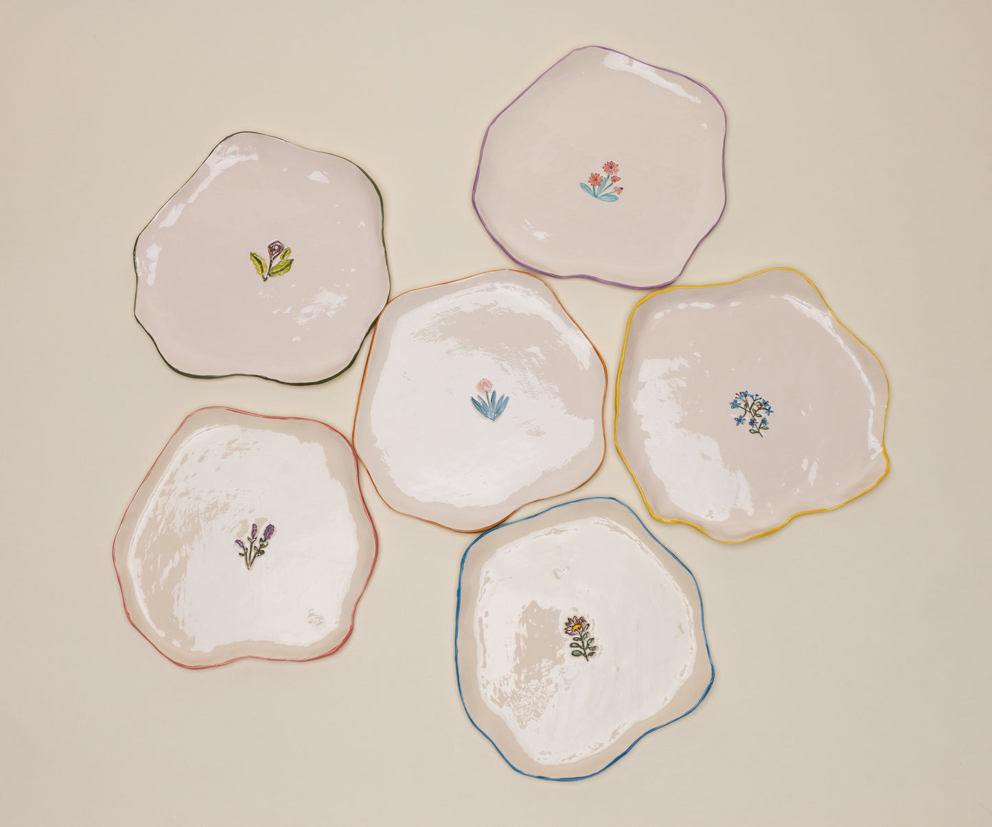 CONJUNTO DE PRATOS PRIMAVERA 8