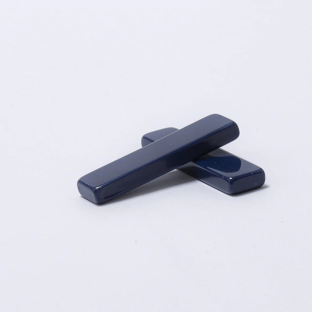 Descanso de talher em resina azul marinho