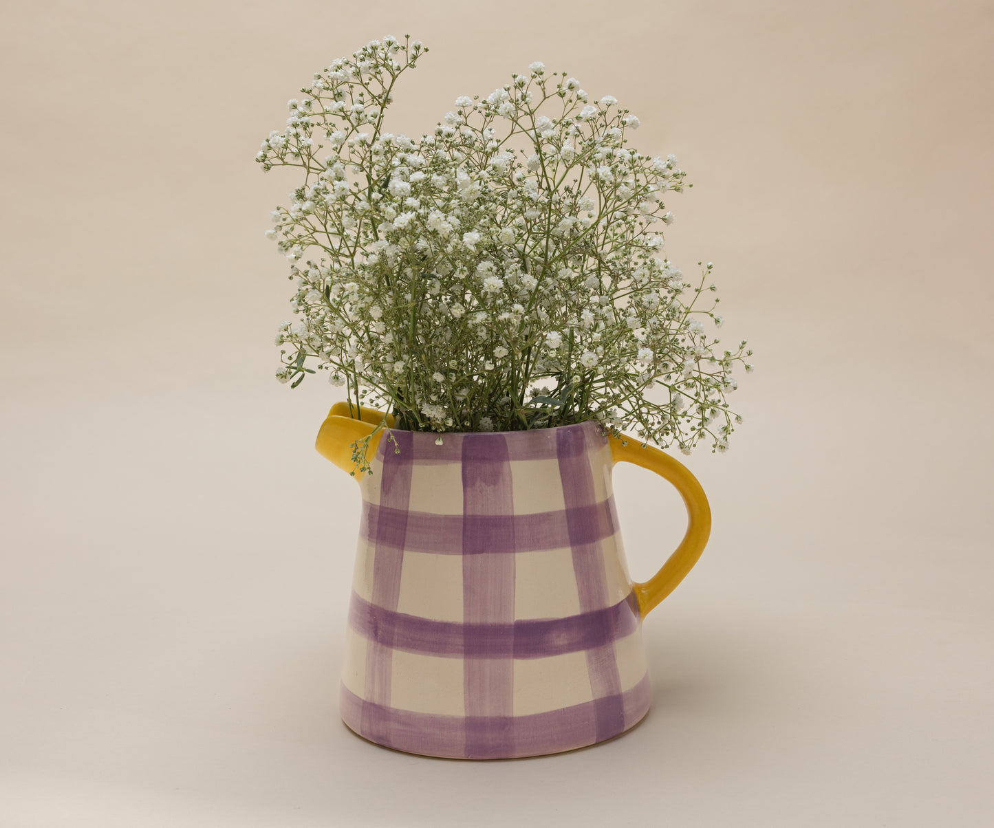JARRO XADREZ AMARELO LILAS 4