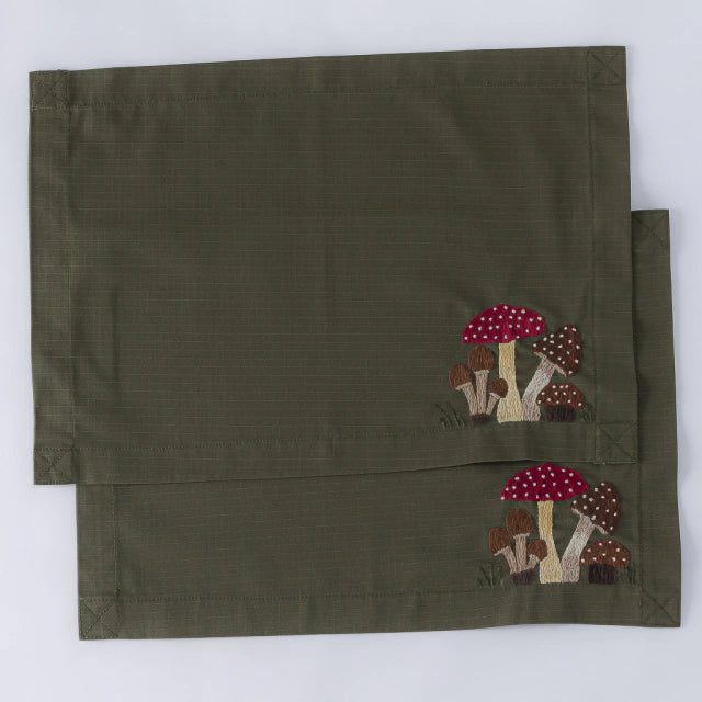 Jogo americano cogumelo