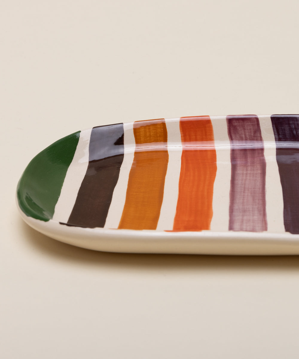 PRATO OVAL EM CERAMICA M (UNITÁRIO)