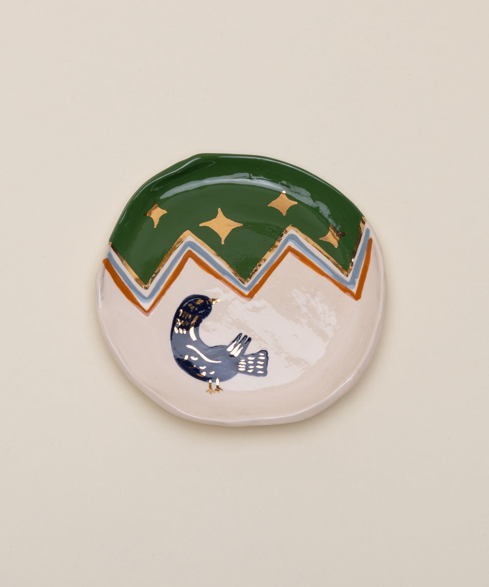 PRATINHO PARA DECOR PÁSSARO