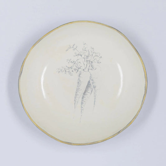 Saladeira redonda cenoura