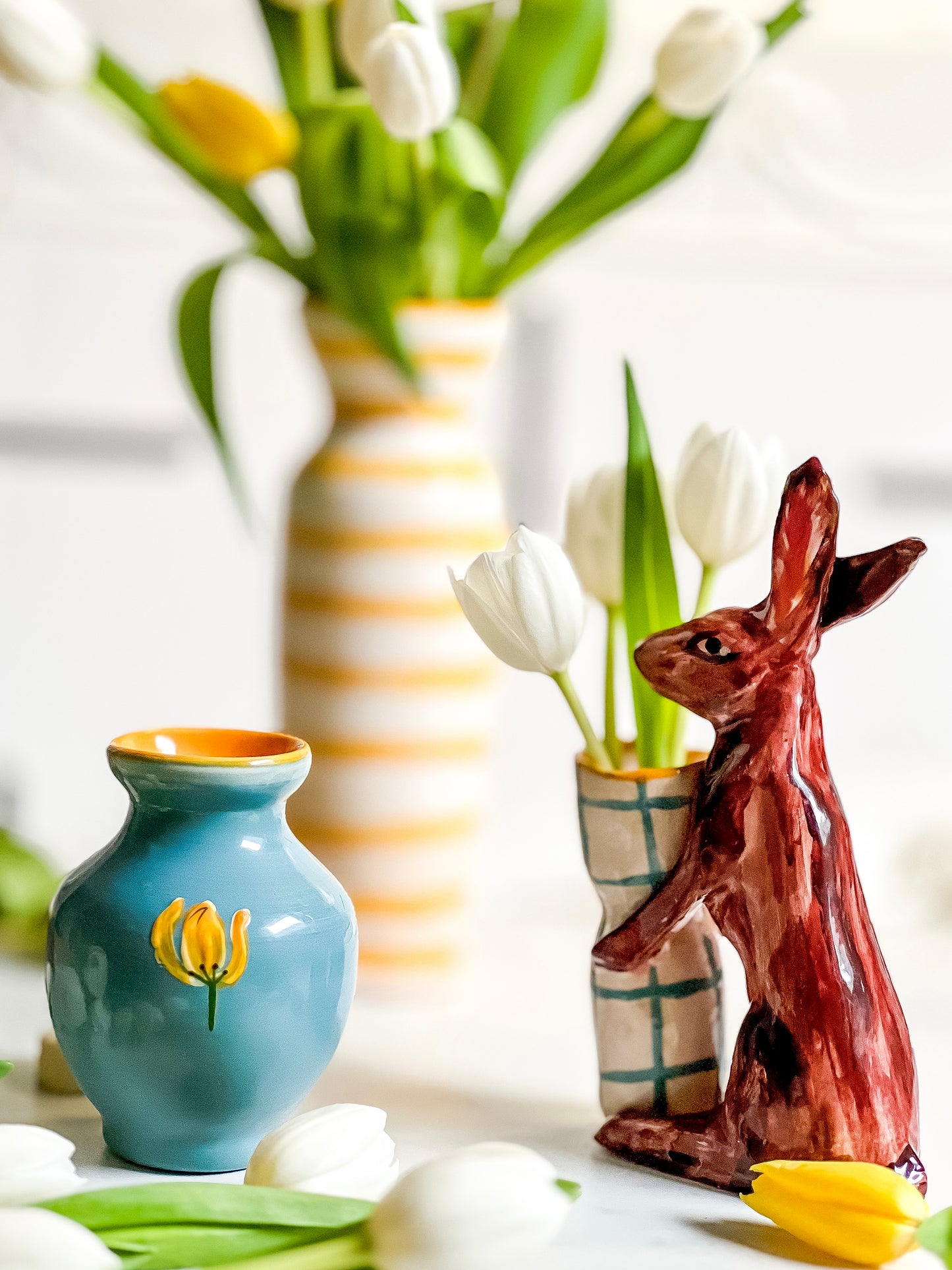 VASO DE MESA TULIPAS