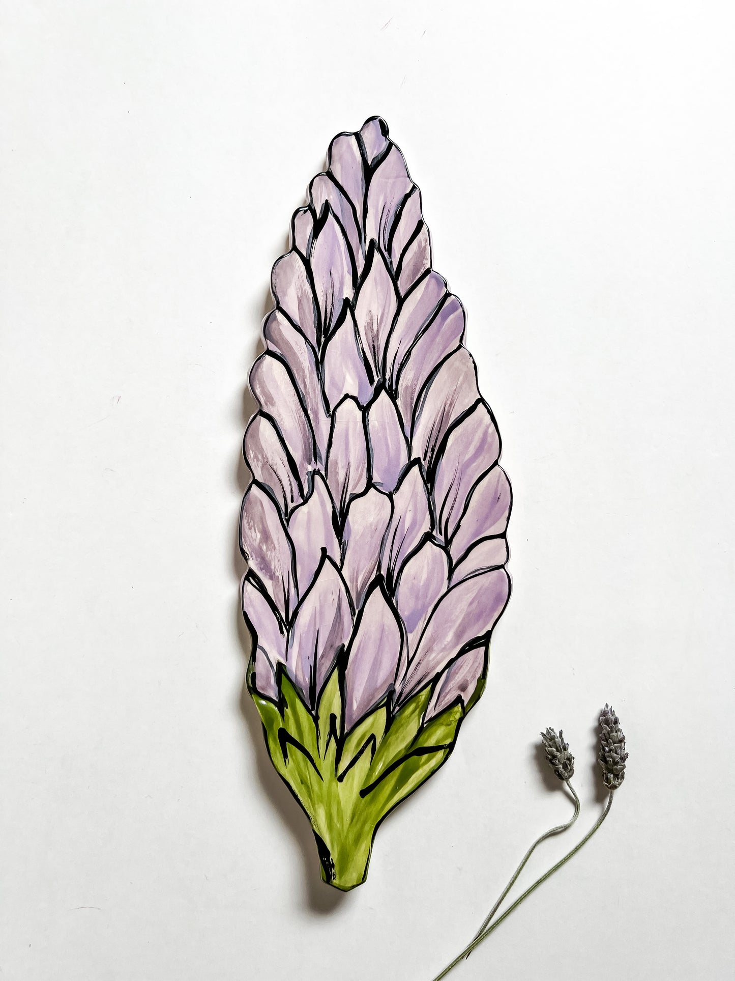 PRATO DE SERVIR LAVANDA LILÁS
