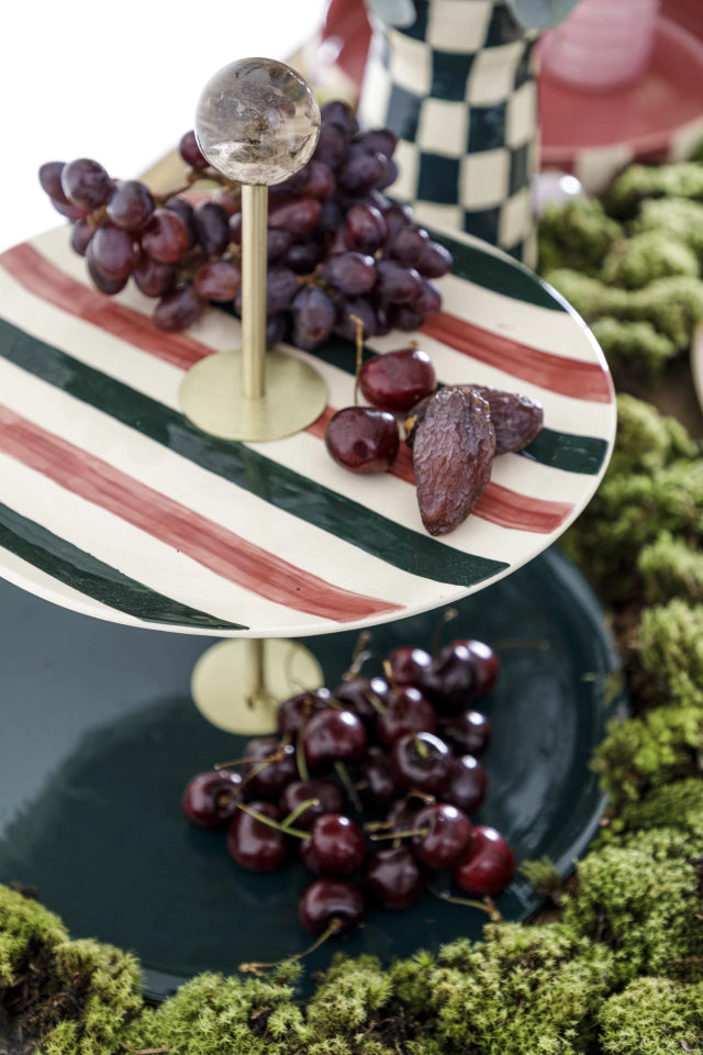 Prato Petit four - 2 pratos (maior 35cm, menor 28cm)