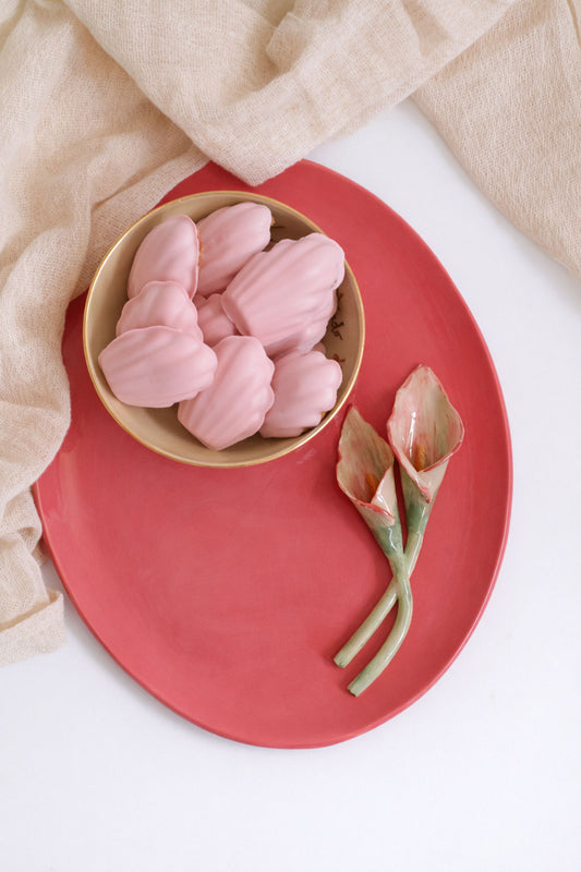 12 MADALENAS + BOWL (16cm) + PRATO (36 x 28cm)