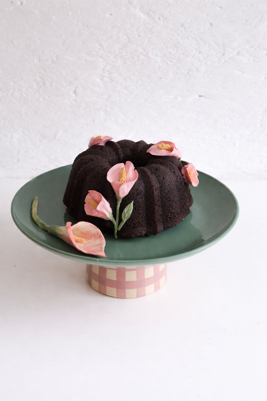 BOLO + PRATO DE CERÂMICA (30cm)