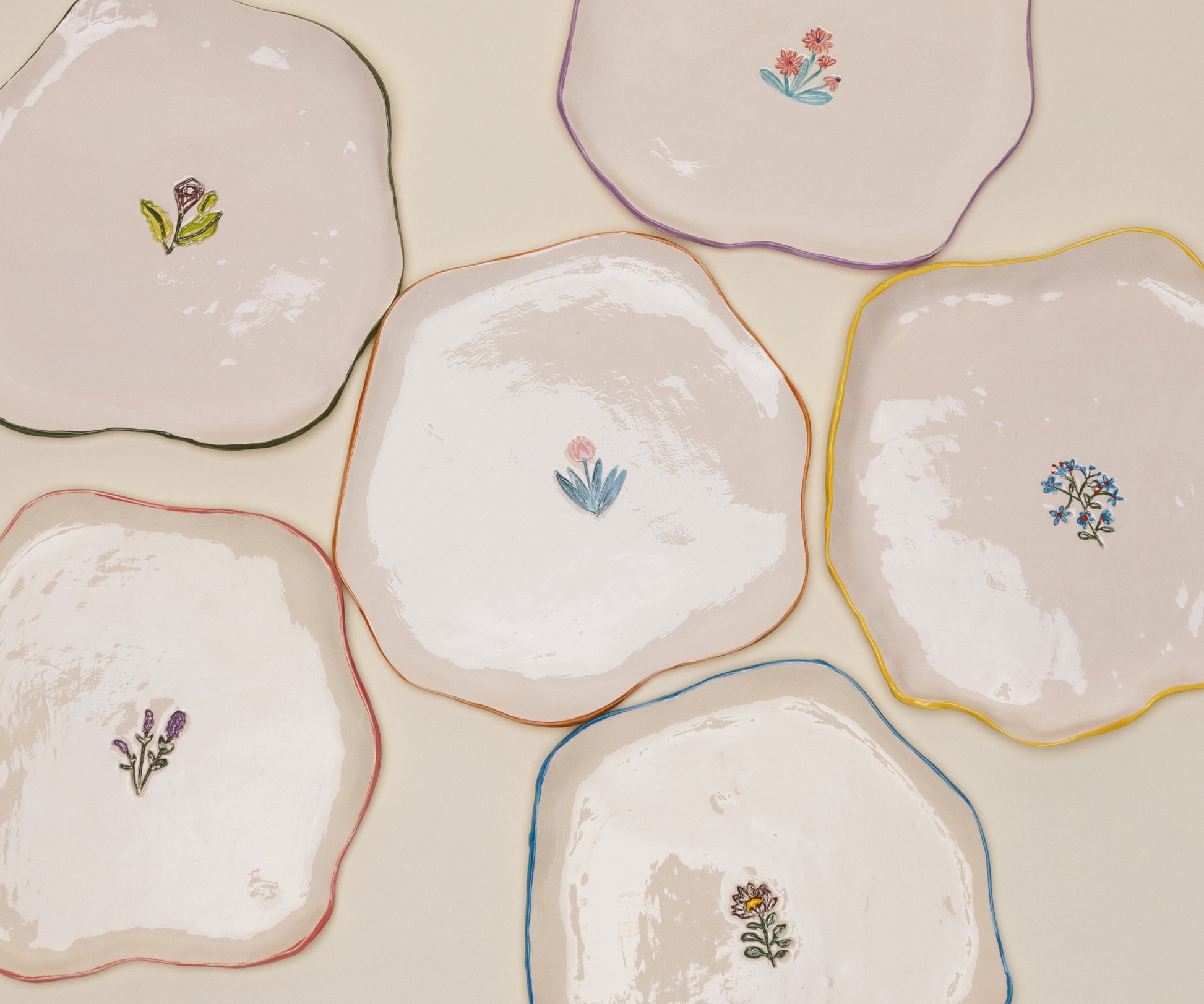 CONJUNTO DE PRATOS PRIMAVERA 4