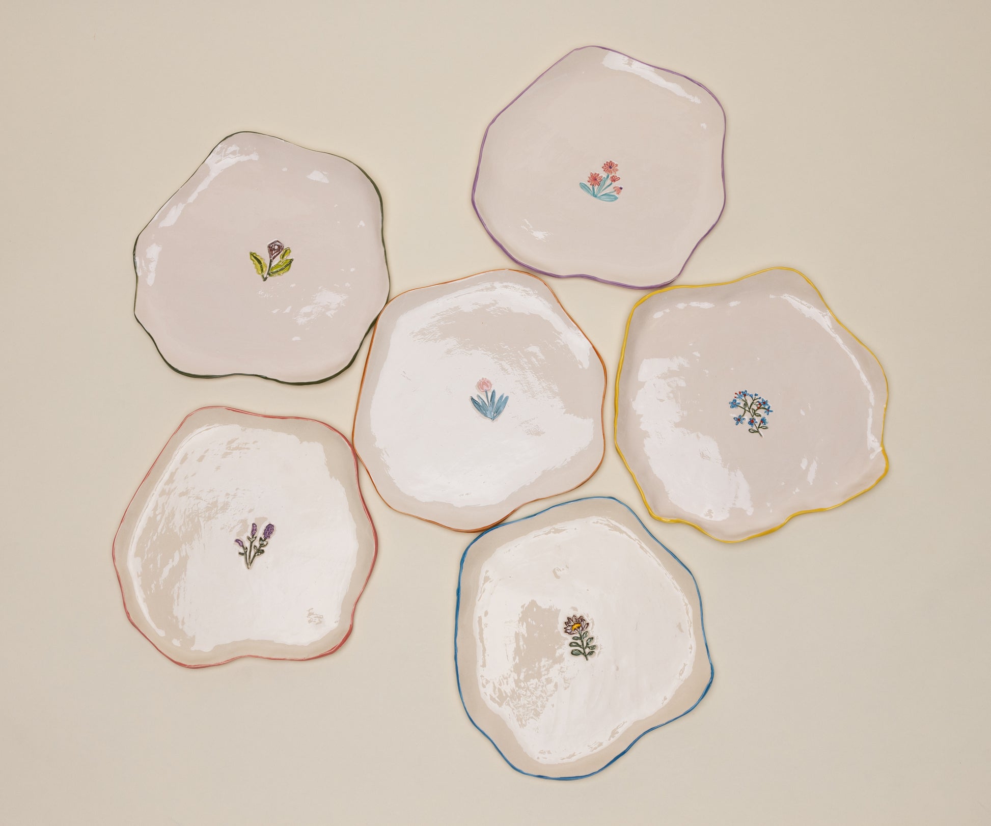 CONJUNTO DE PRATOS PRIMAVERA 8