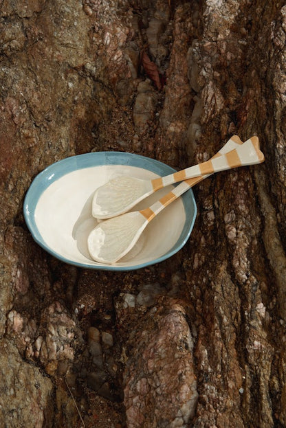 DUPLA DE COLHERES SERVIR CONCHAS