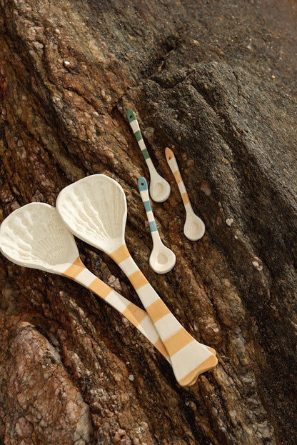 DUPLA DE COLHERES SERVIR CONCHAS