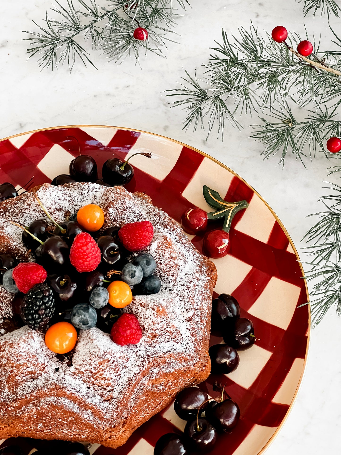 PRATO DE SERVIR CEREJA