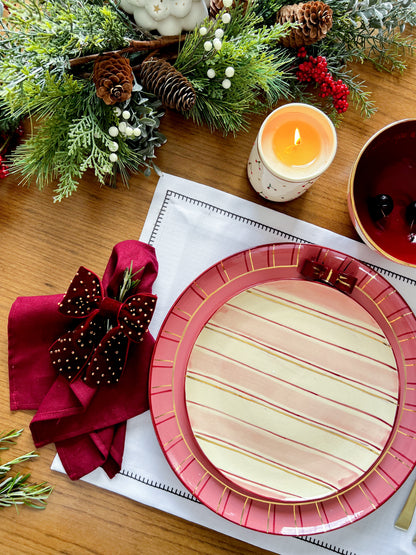 PRATO SOBREMESA LISTRADO