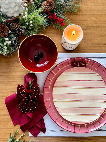 PRATO SOBREMESA LISTRADO