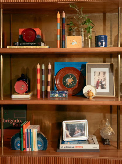 TRIO VELAS LISTRADAS CASTIÇAL – KIT VELAS (3 COMBINAÇÕES)