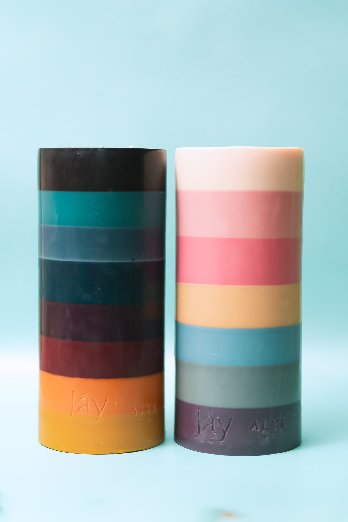 VELA GRANDE LISTRADA – DUAS OPÇÕES DE COR COMBINAÇÃO COM OITO CORES CADA –UNITÁRIO