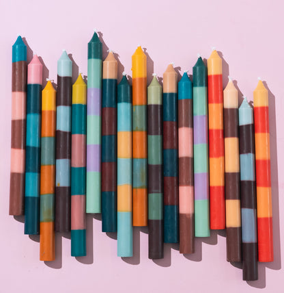 TRIO VELAS LISTRADAS CASTIÇAL – KIT VELAS (3 COMBINAÇÕES) (2)