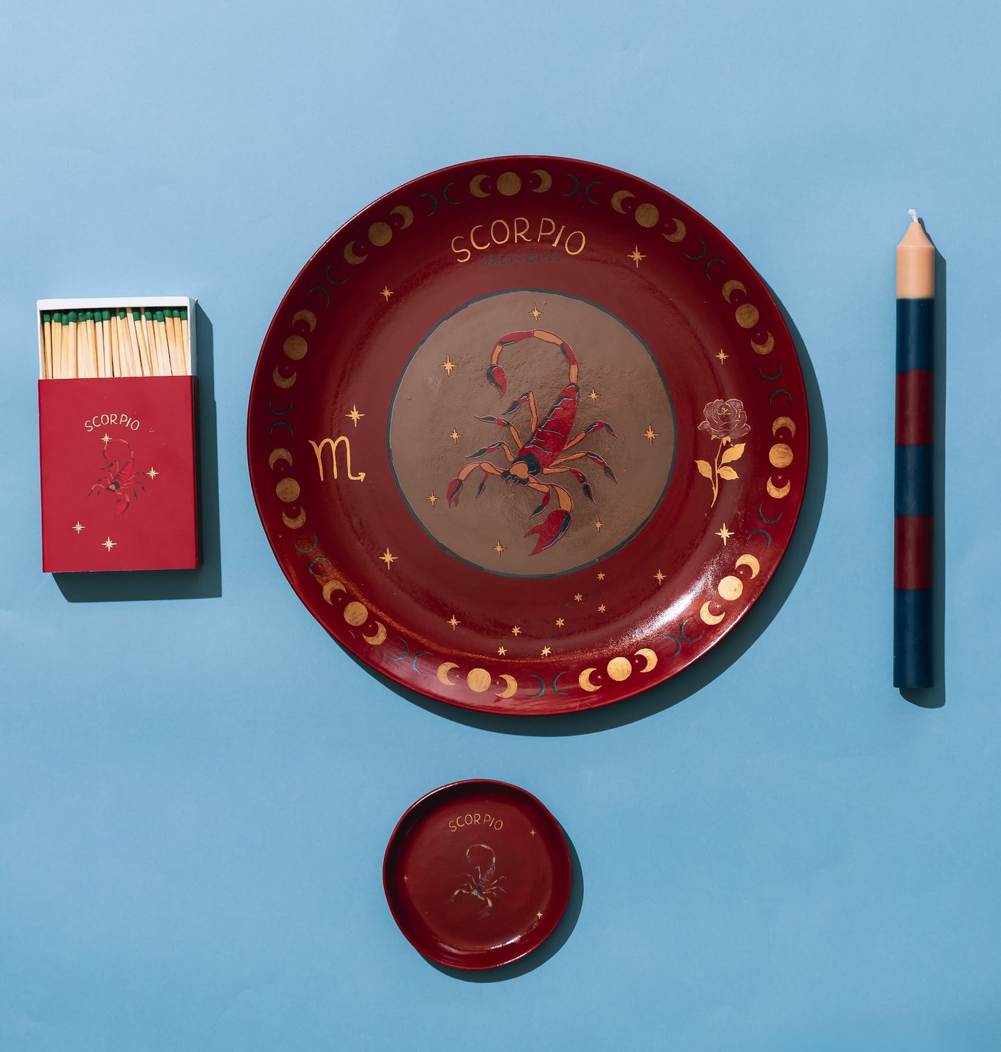 MINI PRATO DECOR ESCORPIÃO – UNITÁRIO