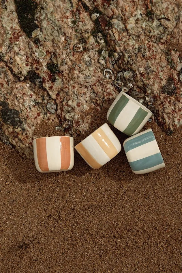 KIT COPOS CERÂMICA LISTRADOS – 4 CORES