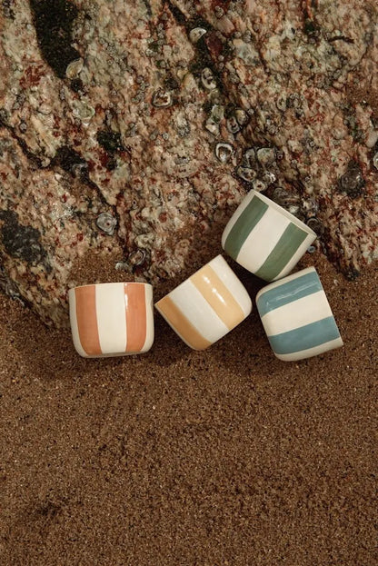 KIT COPOS CERÂMICA LISTRADOS – 4 CORES