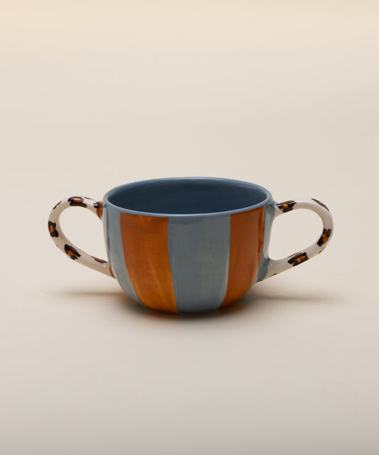 MAXI BOWLS CARAMELO E AZUL CLARO