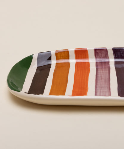 PRATO OVAL EM CERAMICA M (UNITÁRIO)
