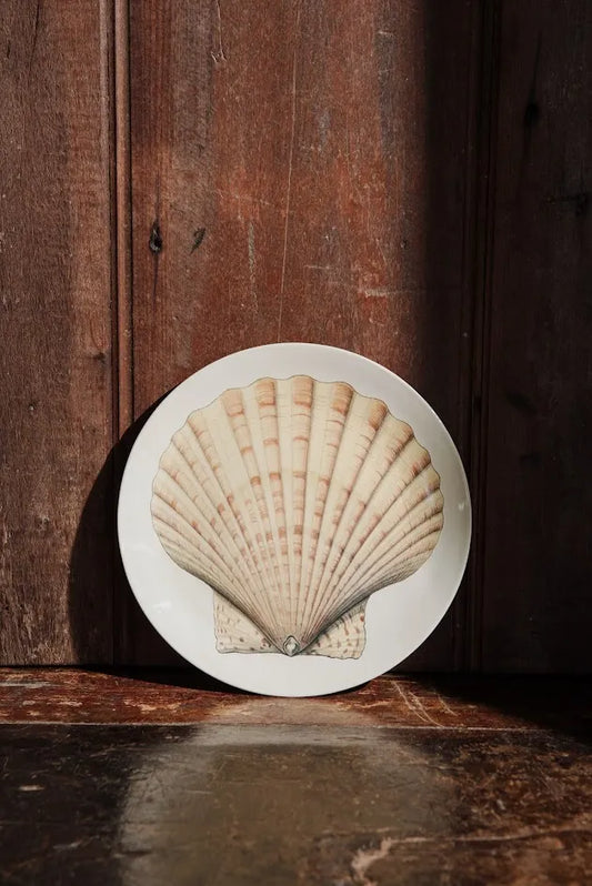 PRATO SOBREMESA CONCHA LEQUE – UNITÁRIO