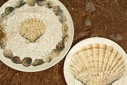 PRATO SOBREMESA CONCHA LEQUE – UNITÁRIO