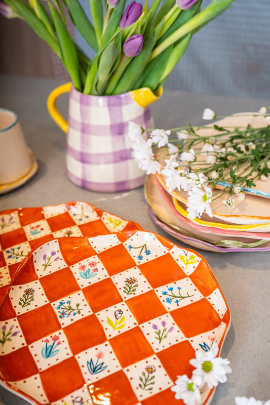 PRATO DE SERVIR FLORES