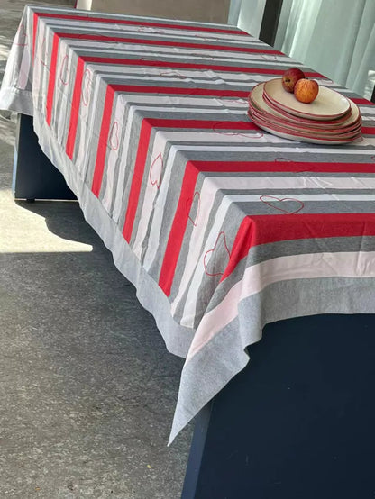 TOALHA RETANGULAR CORAÇÃO