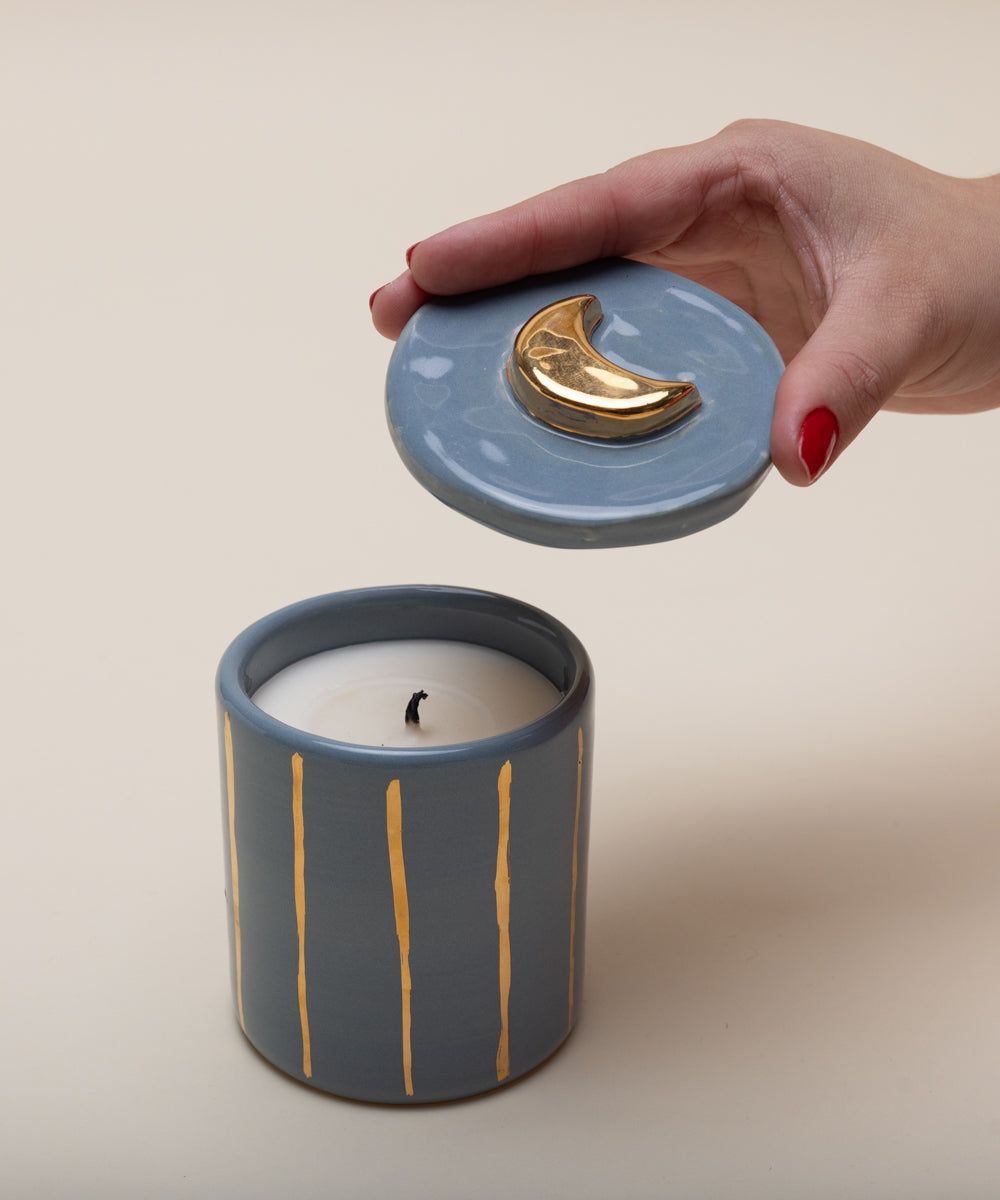 Vela Lua 300 ML Aroma Relaxante Para Decorar Sua Mesa – Jáy Home