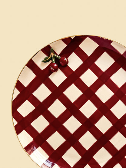 PRATO DE SERVIR CEREJA