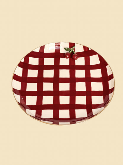 PRATO DE SERVIR CEREJA