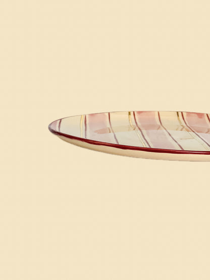 PRATO SOBREMESA LISTRADO