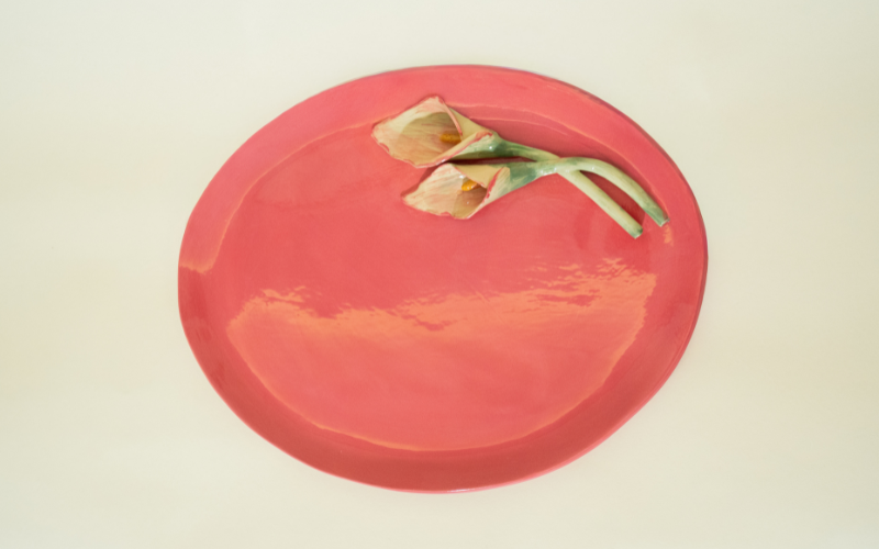 PRATO OVAL FLOR